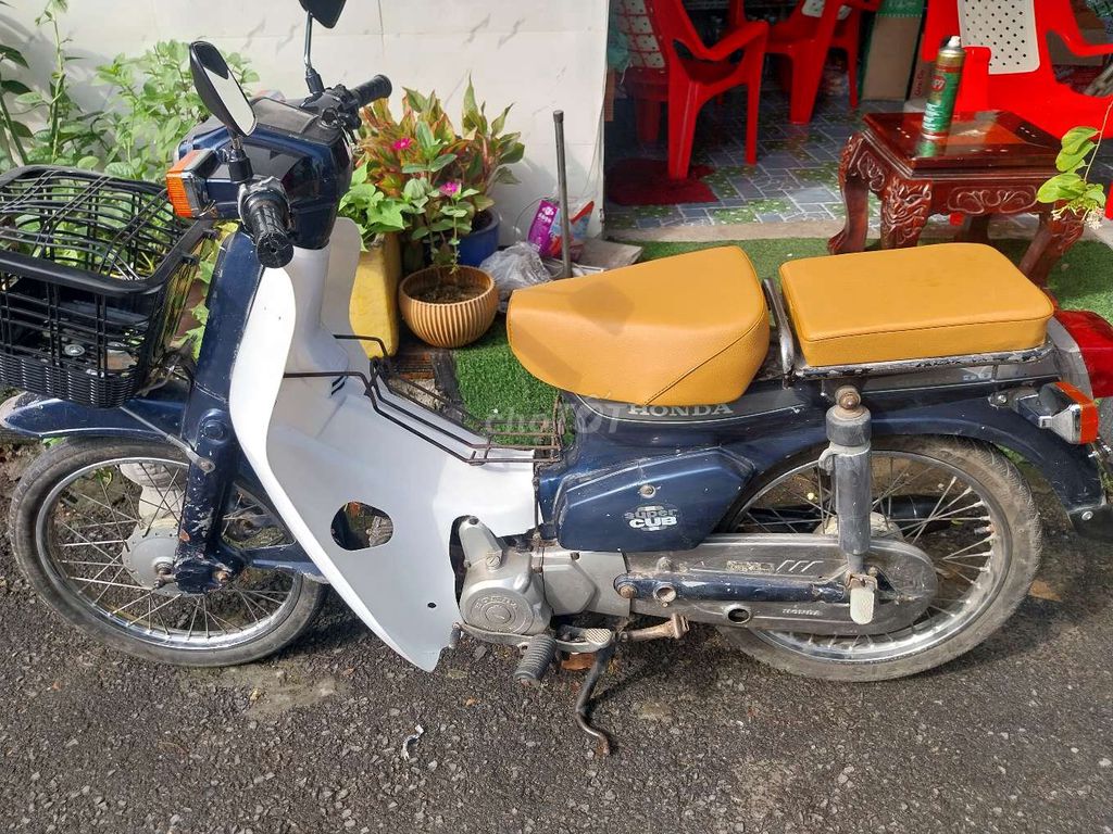 Honda Cub 1989 50cc Сине-белый Япония