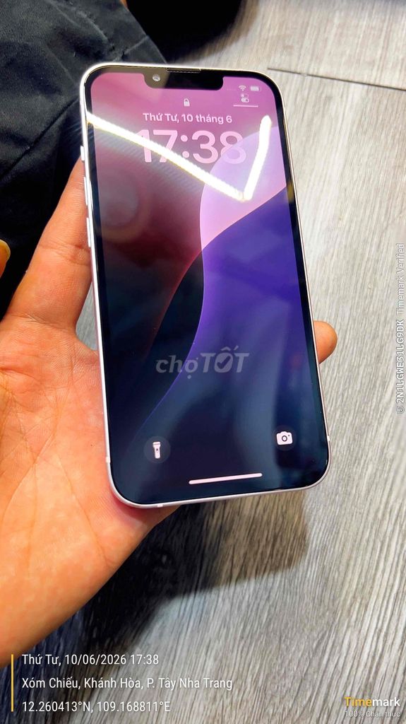 Apple iPhone 13 128GB Hồng Đã thay pin, màn. Mua bán Điện thoại tại Thành phố Nha Trang Khánh Hòa được đăng bởi Tran L Andy hình 1