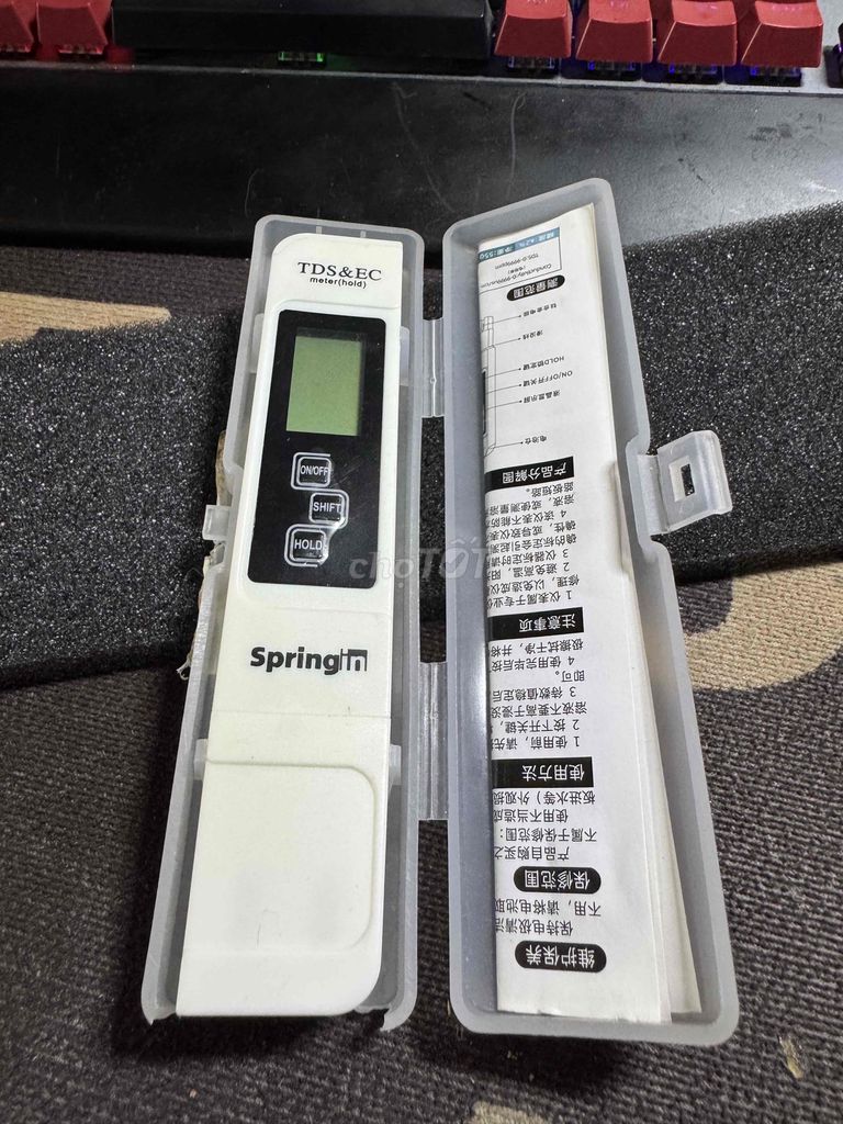 Máy đo TDS & EC SpringIn ( mới ). Mua bán Đồ chuyên dụng, Giống nuôi trồng tại Thành phố Dĩ An Bình Dương được đăng bởi hàng mới thanh lý 1 nữa giá hình 5