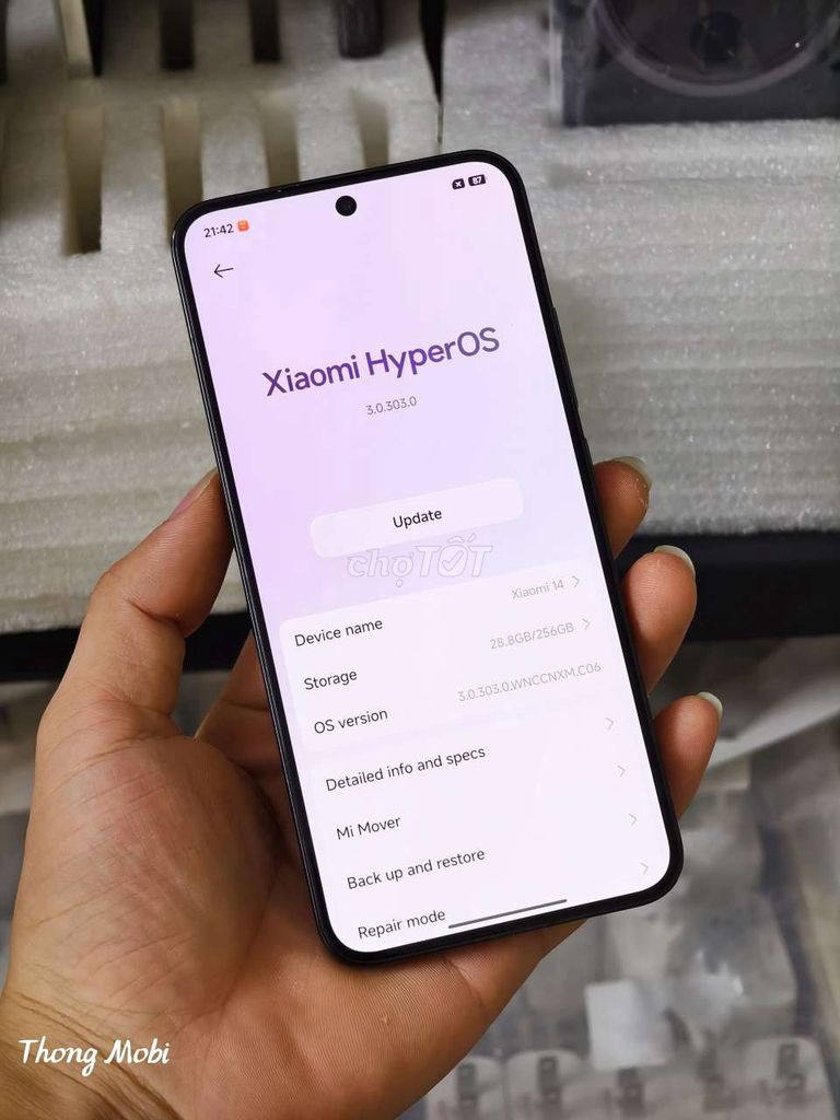 Xiaomi 14 12/256GB Đen. Mua bán Điện thoại tại Quận Bắc Từ Liêm Hà Nội được đăng bởi Thống Mobi hình 1