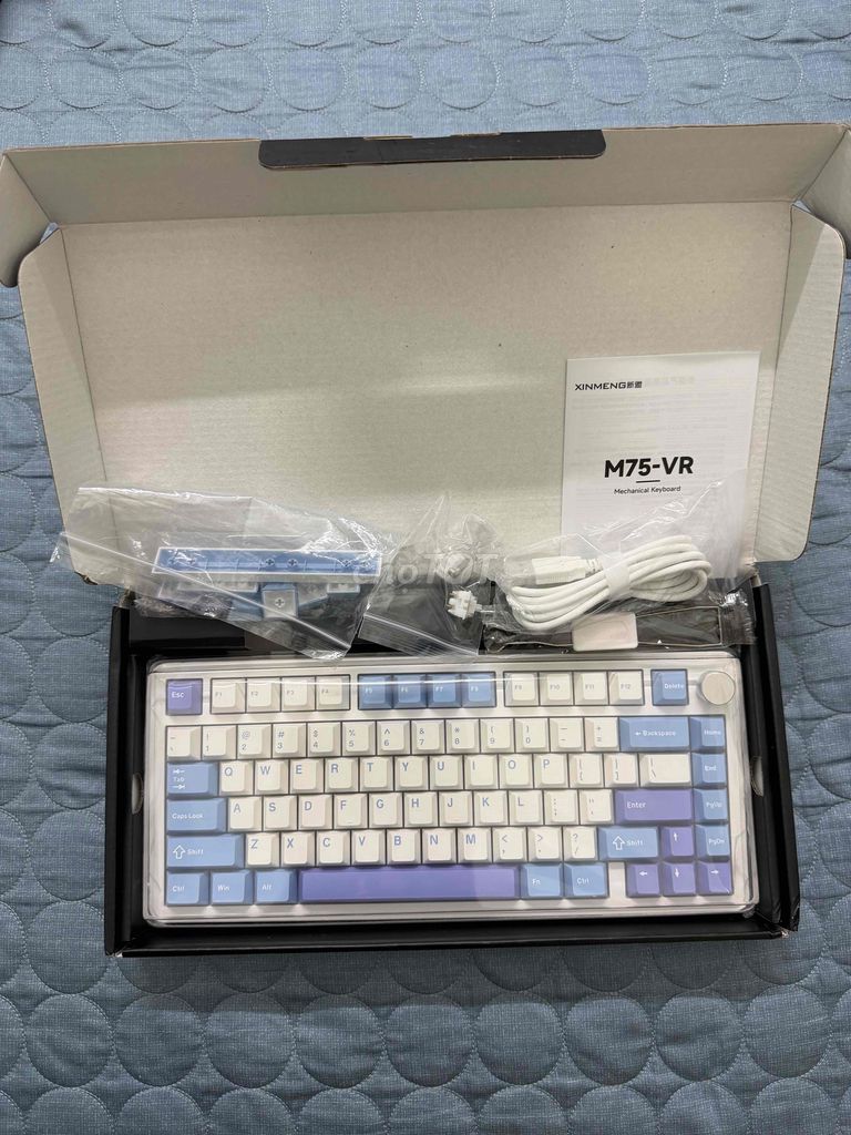 Bàn phím cơ Xinmeng M75 Trắng tím. Mua bán Phụ kiện (Màn hình, Chuột...) tại Thành phố Nam Định Nam Định được đăng bởi quang huy hình 1