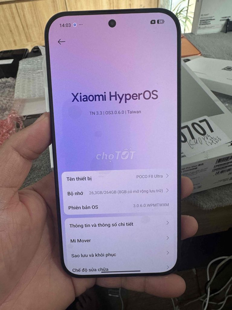 Xiaomi Redmi K90 Pro Max 256GB rom quốc tế. Mua bán Điện thoại tại Quận Đống Đa Hà Nội được đăng bởi Lê Khuyến hình 1
