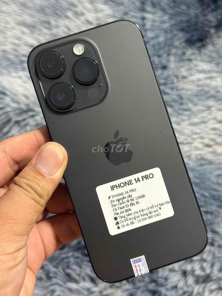 IPHONE 14 PRO 128GB zin nguyên cây. Mua bán Điện thoại tại Huyện Trảng Bom Đồng Nai được đăng bởi Hồ Trung Hiếu hình 1