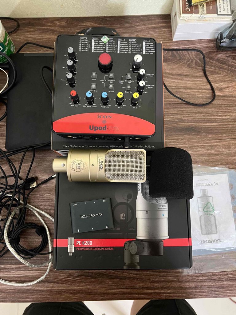 Pass mic soundcard kèm box livestream. Mua bán Tivi, Âm thanh tại Huyện Gia Lâm Hà Nội được đăng bởi Công Minh hình 1