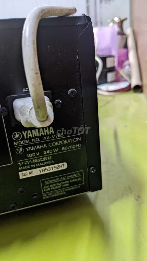 Amply Yamaha AX-V765 7.1 Đen. Mua bán Tivi, Âm thanh tại Quận Hà Đông Hà Nội được đăng bởi Phong hình 1