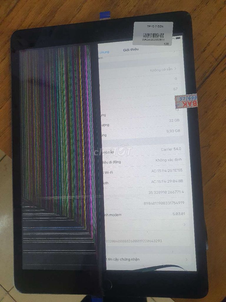 Ipad gen 7 lỗi màn hình. Mua bán Máy tính bảng tại Quận Bình Thạnh Tp Hồ Chí Minh được đăng bởi Ngọc Như Quang hình 1