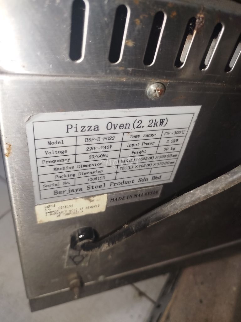 Lò nướng bánh Berjaya BSP-E-P022 Malaysia. Mua bán Bếp, lò, đồ điện nhà bếp tại Quận Đống Đa Hà Nội được đăng bởi Nhị hình 1
