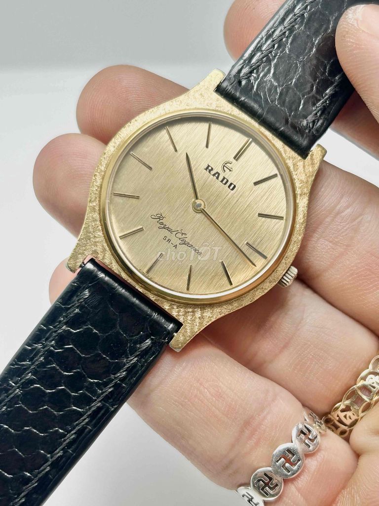 Đồng hồ Rado Automatic Vàng Dây da Cũ. Mua bán Đồng hồ tại Quận Hoàn Kiếm Hà Nội được đăng bởi Nguyễn Nam Anh  hình 1
