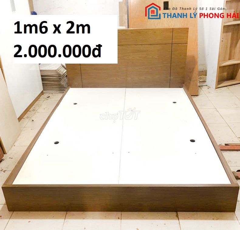 Nhiều Mẫu Giường Cũ Gỗ Công Nghiệp Bền Đẹp. Mua bán Giường, chăn ga gối nệm tại Quận Bình Thạnh Tp Hồ Chí Minh được đăng bởi thanh lý phong hải  hình 5