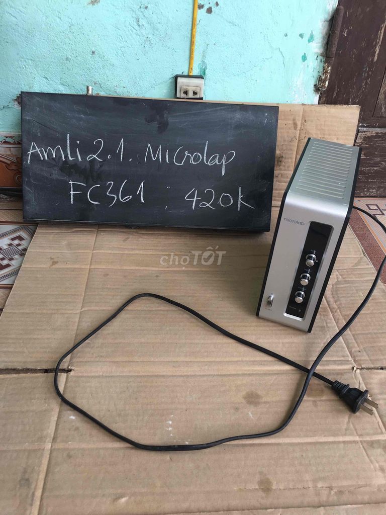 Amply Microlab FC361 2.1 Đen, Bạc. Mua bán Tivi, Âm thanh tại Thị xã Duy Tiên Hà Nam được đăng bởi hinh dieu linh hình 1