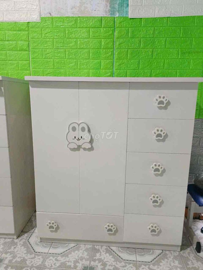 Tủ quần áo nhựa trẻ em 1m2x1m05 x 40. Mua bán Tủ, kệ gia đình tại Quận Liên Chiểu Đà Nẵng được đăng bởi Nội Thất TN  hình 1