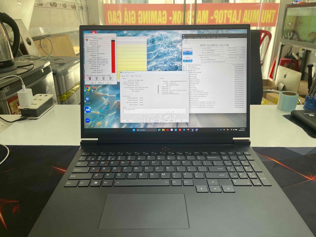 Machenike i5-13/16GB/512GB Rtx 4060 Màn 2k 240hz. Mua bán Laptop tại Quận Gò Vấp Tp Hồ Chí Minh được đăng bởi Chí Hướng Group  hình 1