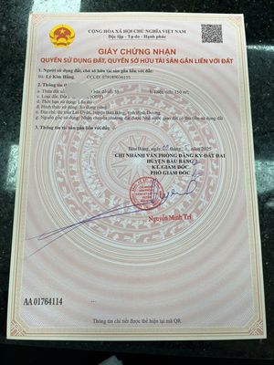 Đất chính chủ, mặt tiền ,ngay khu trung tâm hành chính Bàu bàng. Mua bán đất tại Huyện Bàu Bàng Bình Dương được đăng bởi Lý Kim Hằng