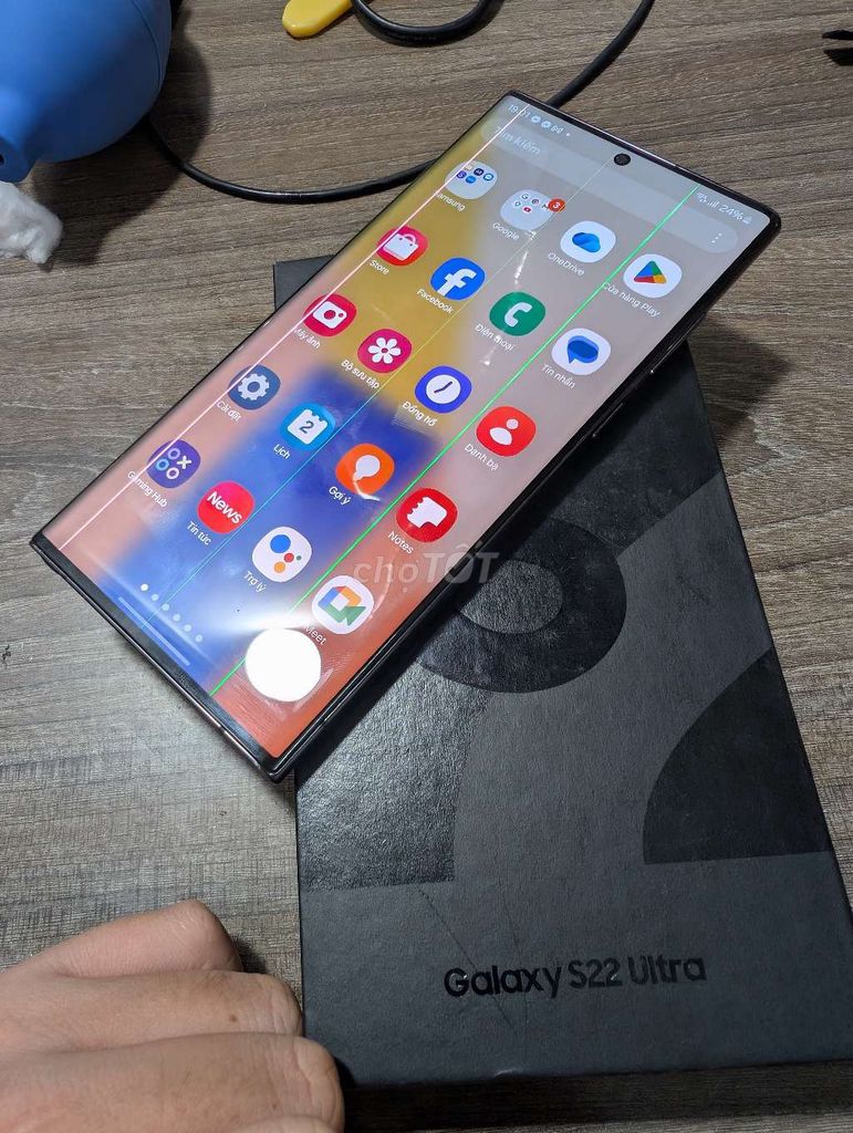 Samsung S22 Ultra 128GB Đen Màn sọc. Mua bán Điện thoại tại Quận Hải Châu Đà Nẵng được đăng bởi Vinh Máy Ảnh hình 1