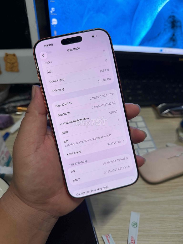 Apple iPhone 17 Pro Max 256GB Cam. Mua bán Điện thoại tại Quận Gò Vấp Tp Hồ Chí Minh được đăng bởi Bunny  hình 1