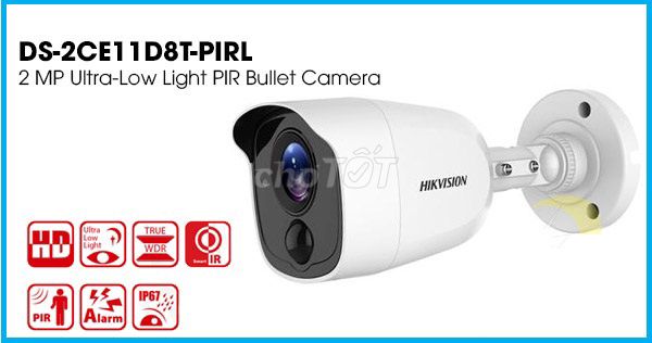 Cam Analog HIK DS-2CE11H0T, 5MP, PIR chống trộm. Mua bán Máy ảnh, Máy quay tại Quận Hà Đông Hà Nội được đăng bởi Thanh Pin hình 1