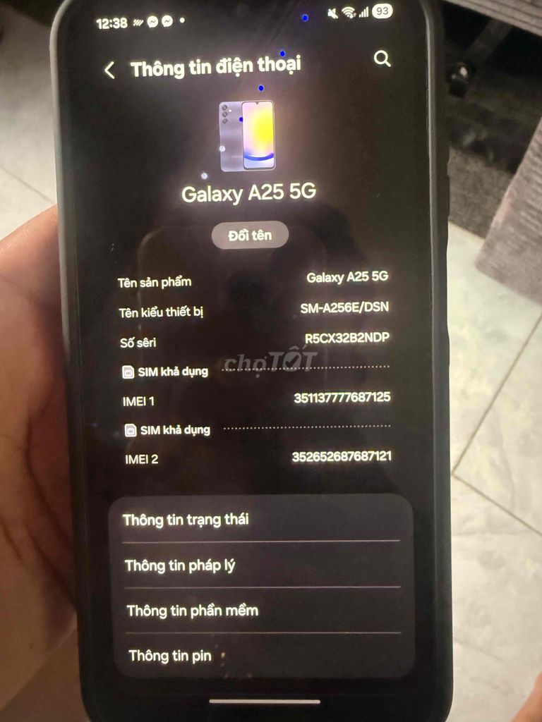 Samsung Galaxy A25 5G 8GB/128GB Xanh. Mua bán Điện thoại tại Quận Bình Tân Tp Hồ Chí Minh được đăng bởi phan minh quốc  hình 1