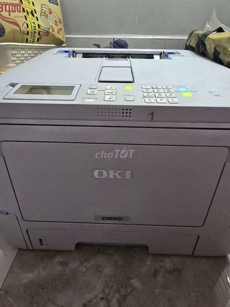 Máy in laser màu Oki C650 Xám. Mua bán Đồ dùng văn phòng tại Quận Tân Phú Tp Hồ Chí Minh được đăng bởi Tùng Lâm hình 1