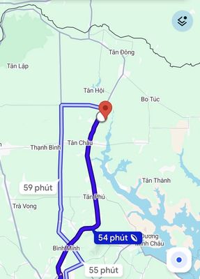Bán Đất Cao Su 33.749m² Tân Châu, Tây Ninh, MT Đường 20m