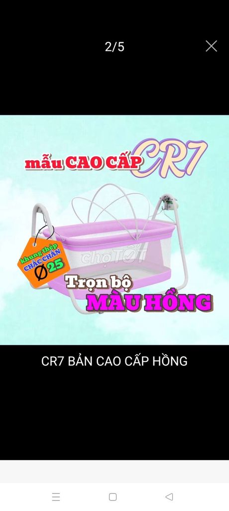 Nôi điện tự động Sài được 1 tháng còn mới 90%. Mua bán Mẹ và bé tại Huyện Bình Chánh Tp Hồ Chí Minh được đăng bởi Trúc Nguyễn hình 1