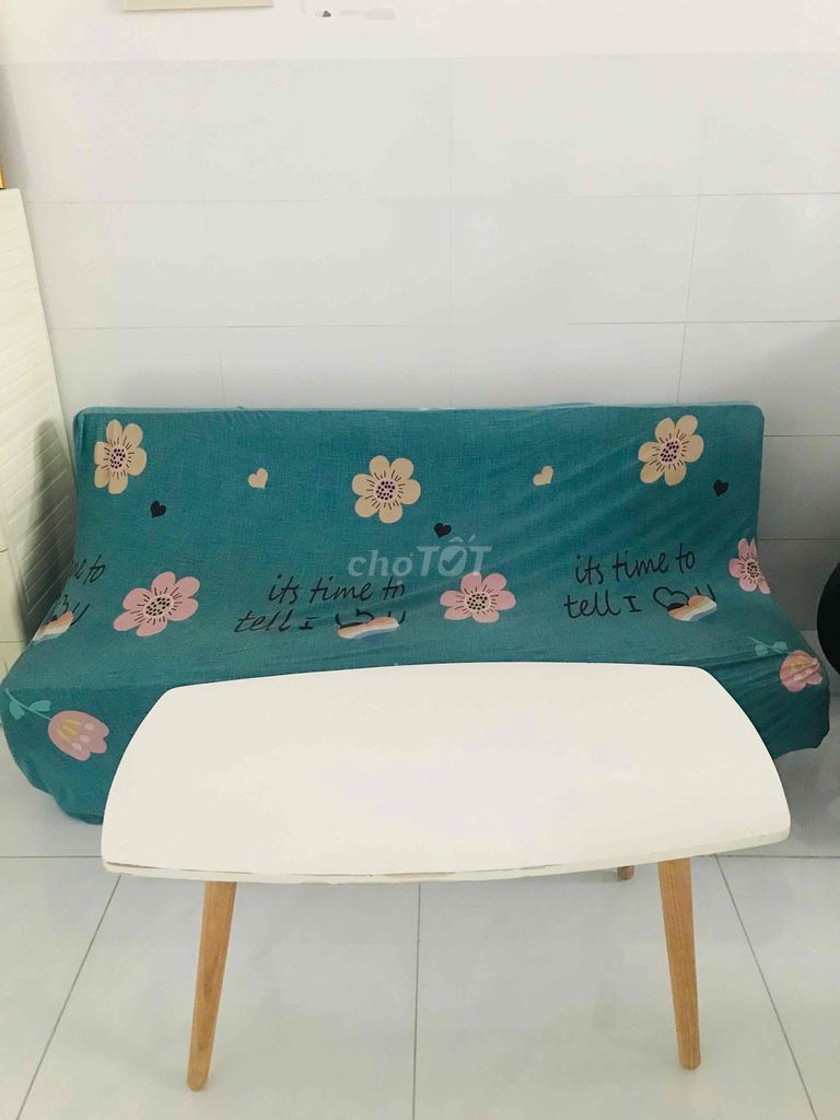Ghế sofa vải xanh dương 1m7. Mua bán Bàn ghế tại Quận Bình Thuỷ Cần Thơ được đăng bởi Phan  hình 1