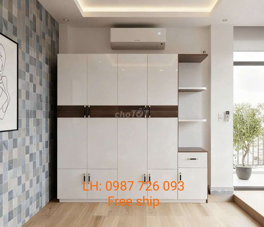 Tủ quần áo Nhựa Đài Loan 4 cánh 1 kệ tay cầm sang. Mua bán Tủ, kệ gia đình tại Thành phố Biên Hòa Đồng Nai được đăng bởi Phương hoa hình 1