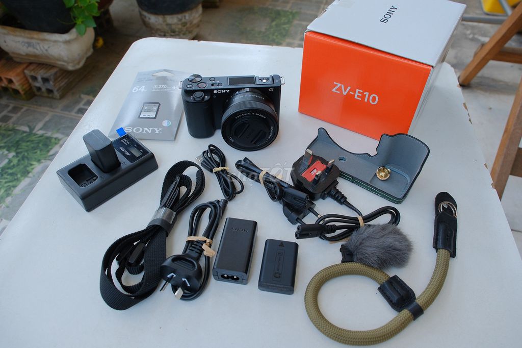 Sony ZV E10 + kit 16-50 f3.5-5.6 OSS II bh 3/2028. Mua bán Máy ảnh, Máy quay tại Huyện Bình Chánh Tp Hồ Chí Minh được đăng bởi TRAN TAN hình 1