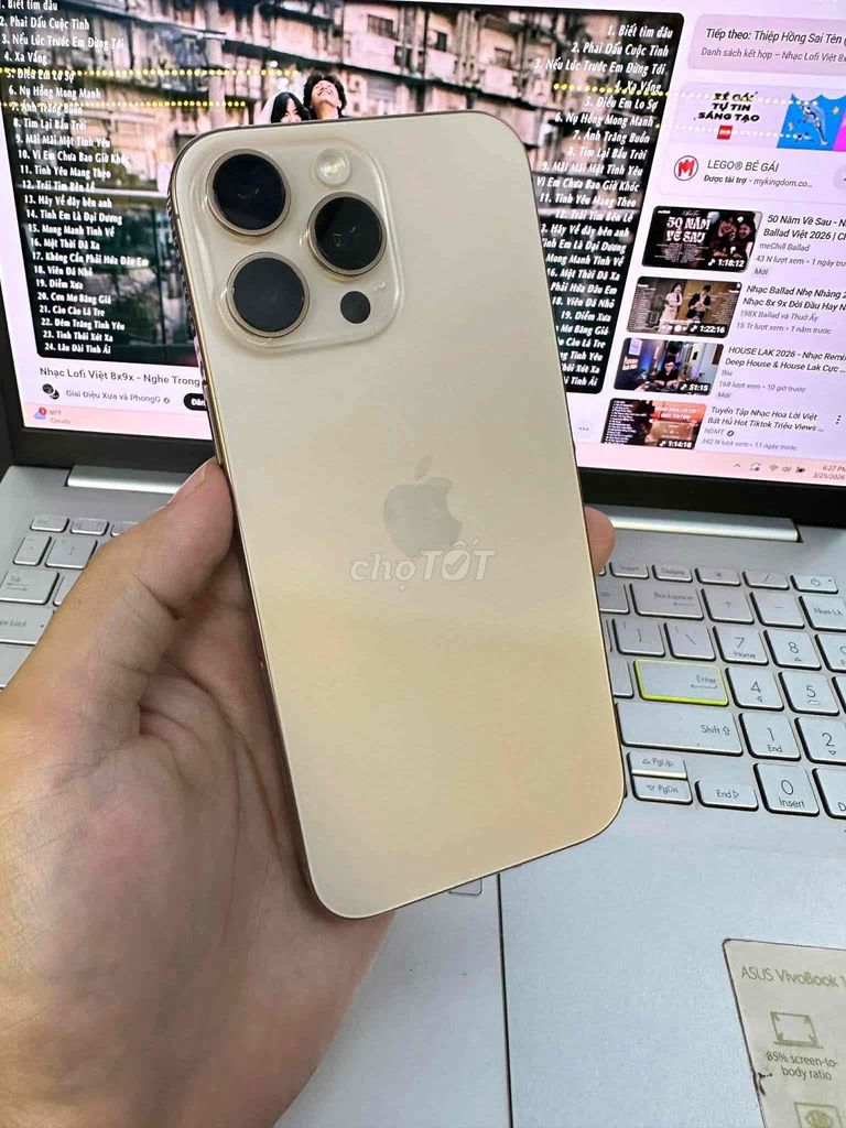 Apple iPhone 16 Pro Max 256GB Sa Mạc 99%. Mua bán Điện thoại tại Quận Sơn Trà Đà Nẵng được đăng bởi Phương Phạm hình 1