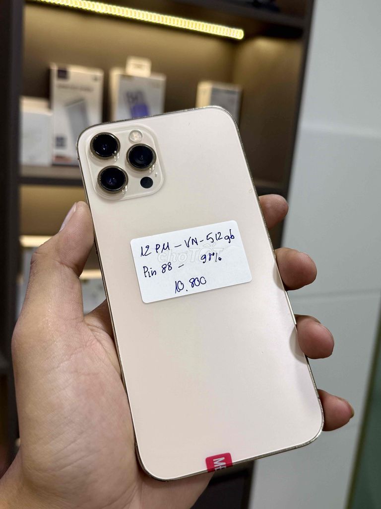 Apple iPhone 12 Pro Max 128GB Vàng Pin mới. Mua bán Điện thoại tại Quận 4 Tp Hồ Chí Minh được đăng bởi Thanh Sang hình 1