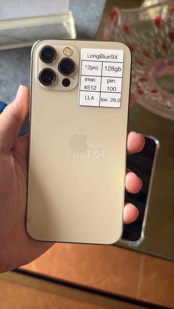 Apple iPhone 12 Pro 128GB Vàng Mới. Mua bán Điện thoại tại Quận Cầu Giấy Hà Nội được đăng bởi Long blue 9x hình 1
