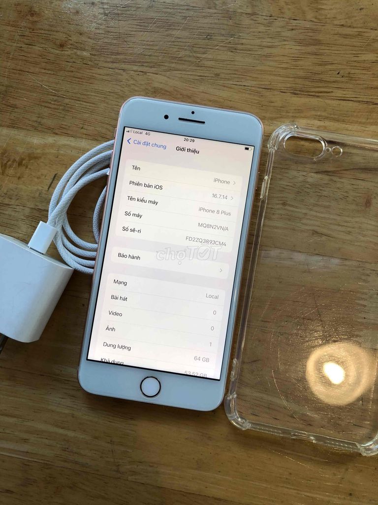 iPhone 8 Plus 64GB Quốc tế vietnam vàng Hồng. Mua bán Điện thoại tại Quận 12 Tp Hồ Chí Minh được đăng bởi Thang hình 1