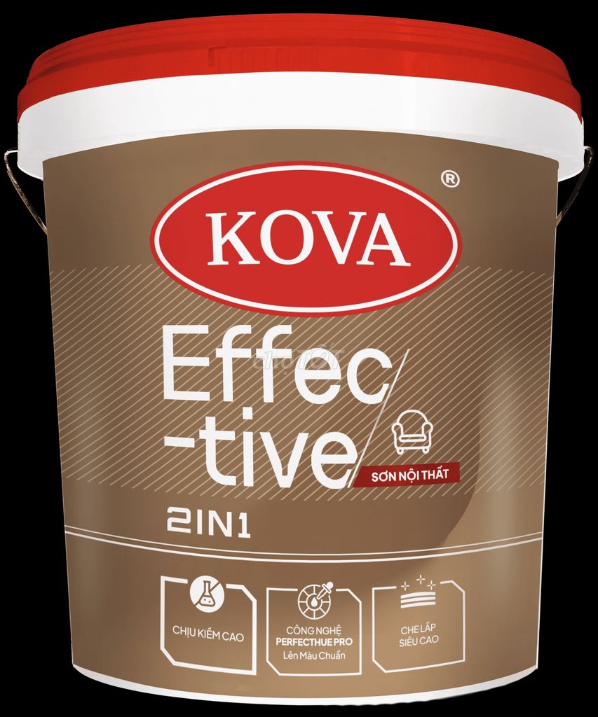 Sơn nội thất KOVA Effective 2in1_không Cần Sơn Lót