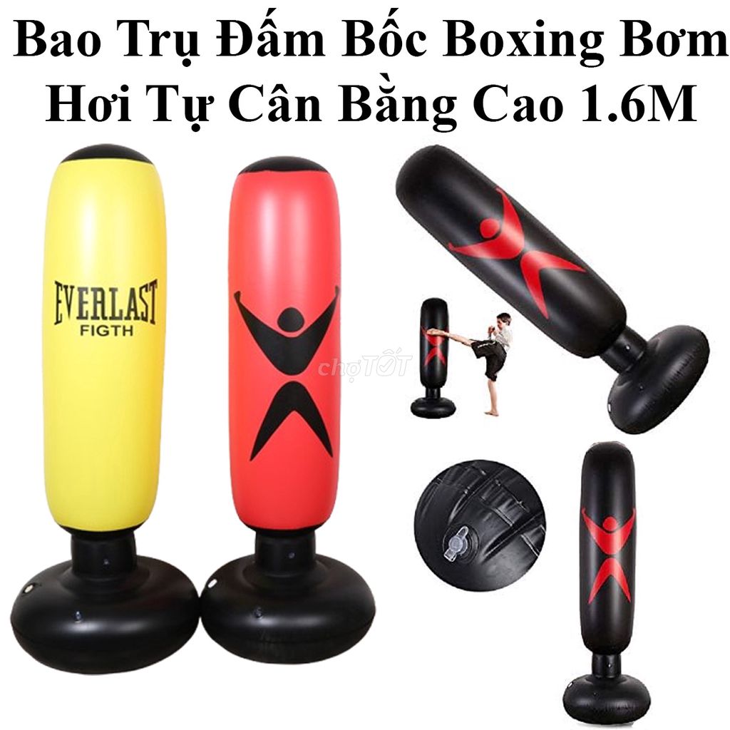 Trụ Boxing Bơm Hơi Tự Cân Bằng-Đệm massage ô tô. Mua bán Đồ thể thao, Dã ngoại tại Thành phố Biên Hòa Đồng Nai được đăng bởi Phạm Quỳnh hình 1