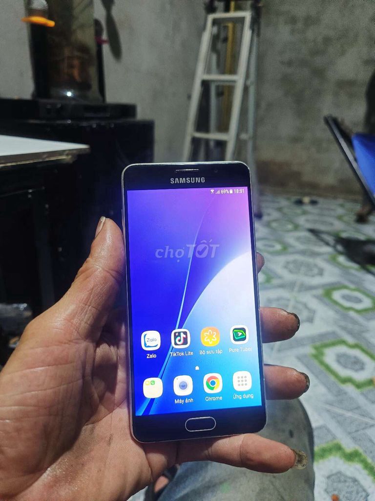 Samsung A5 2016 Vàng. Mua bán Điện thoại tại Thành phố Biên Hòa Đồng Nai được đăng bởi phong  kim hình 1