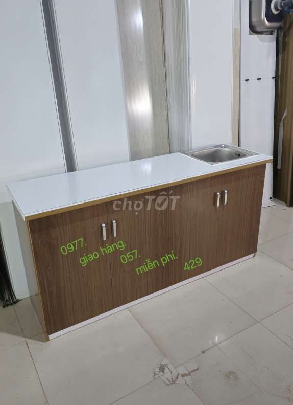 Tủ bếp nhựa 1m65cm.g88