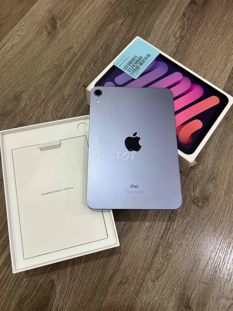 iPad Mini 6 64 Wifi Only Tím 99.99% fulbox. Mua bán Máy tính bảng tại Quận Đống Đa Hà Nội được đăng bởi Hoàng Điển Trai Long hình 1