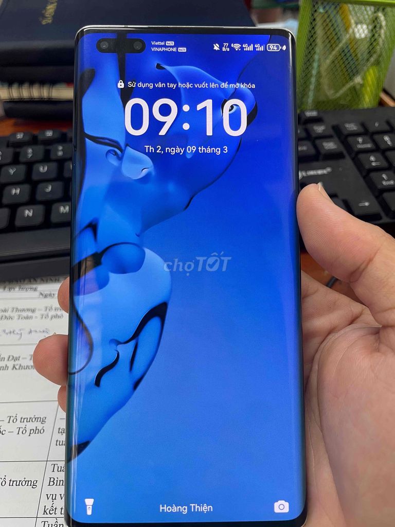 Huawei Mate 40 Pro 128GB Bạc. Mua bán Điện thoại tại Thành phố Bến Tre Bến Tre được đăng bởi Minh Tuấn hình 1