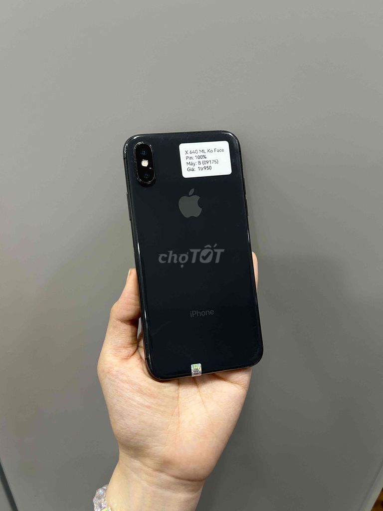 iPhone X 64GB Màn Linh Kiện -  Mất FaceID. Mua bán Điện thoại tại Huyện Hóc Môn Tp Hồ Chí Minh được đăng bởi SIRI STORE HCM hình 1