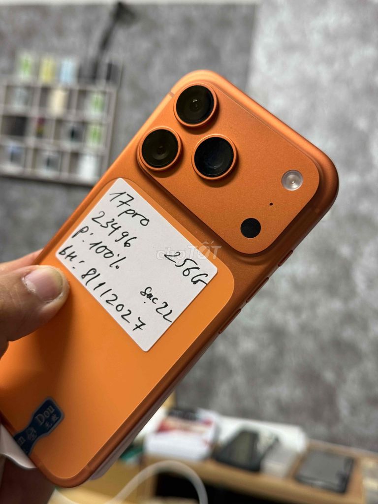 Apple iPhone 17 Pro 256GB Cam lướt Sạc 2L. Mua bán Điện thoại tại Quận Liên Chiểu Đà Nẵng được đăng bởi Tin Store hình 1