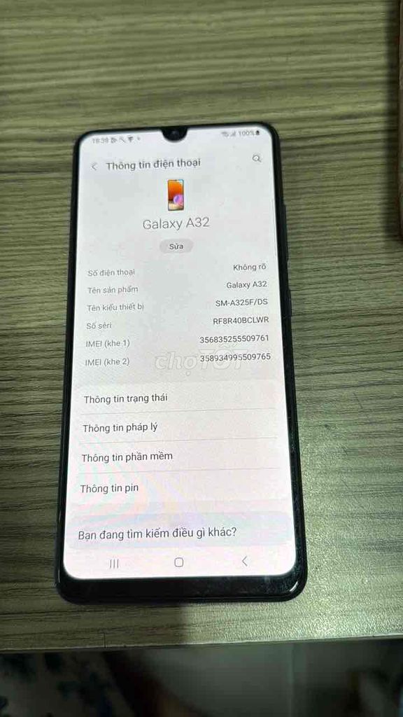Samsung Galaxy A32 6GB/128GB Đã sử dụng. Mua bán Điện thoại tại Quận 12 Tp Hồ Chí Minh được đăng bởi Dinh Mai Nuong hình 1