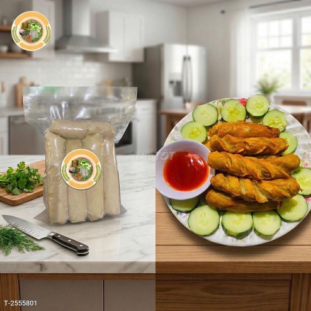 Xúc Xích Nhà Làm– Hương Vị Thủ Công Thịt Tươi  TTS. Mua bán Đồ ăn, thực phẩm và các loại khác tại Thành phố Thủ Dầu Một Bình Dương được đăng bởi Siêu thị Anh Tú 88 hình 1