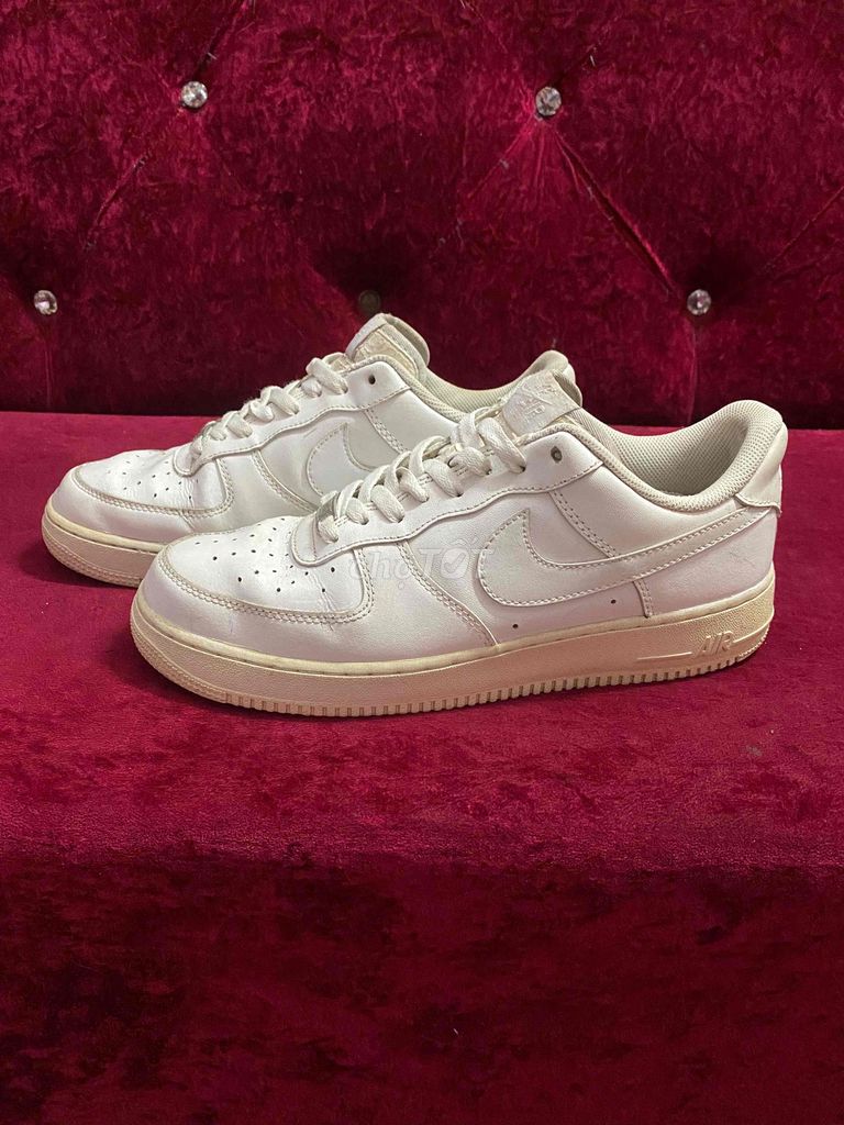 Giày thể thao Nike Air Force 1 Trắng 44. Mua bán Giày dép tại Huyện Hóc Môn Tp Hồ Chí Minh được đăng bởi Giày Hiệu Cũ hình 1