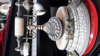 Điện thoại Taiwan tân cổ điển mặt đá, trưng bày