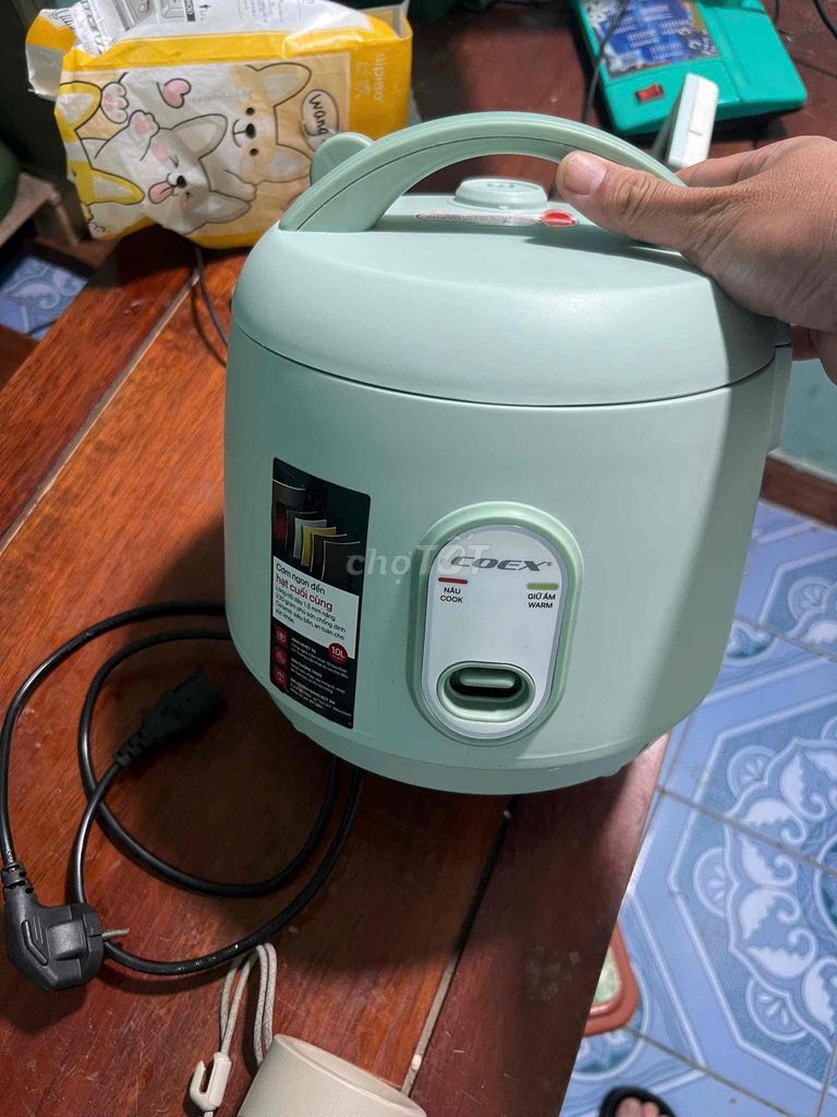 Nồi cơm điện Coex Xanh bạc hà 1l. Mua bán Bếp, lò, đồ điện nhà bếp tại Thị xã Sơn Tây Hà Nội được đăng bởi Tuấn Hồ Anh hình 1