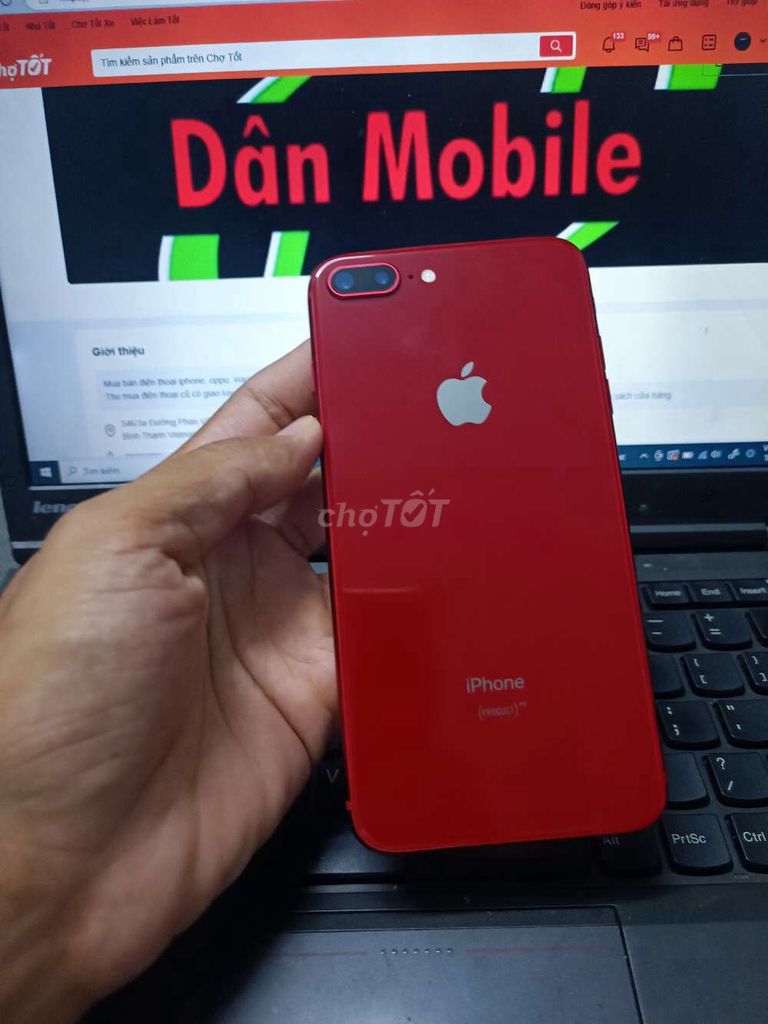 IPHONE 8 PLUS 64GB MÁY QTE ĐẸP FULL CN PIN 100