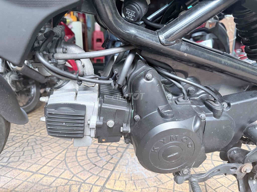 Труба Kymco K-Pipe 50, черная, 49 см3