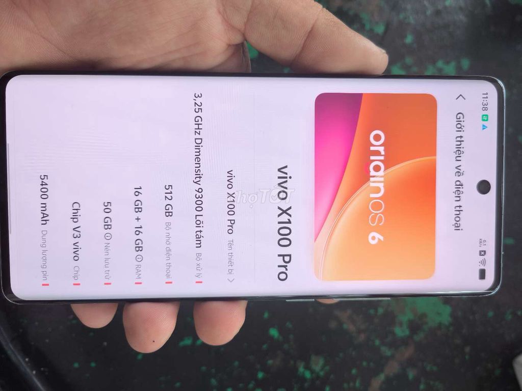 Vivo X100 Pro 512GB Xanh 99%. Mua bán Điện thoại tại Quận 10 Tp Hồ Chí Minh được đăng bởi Samurai hình 1