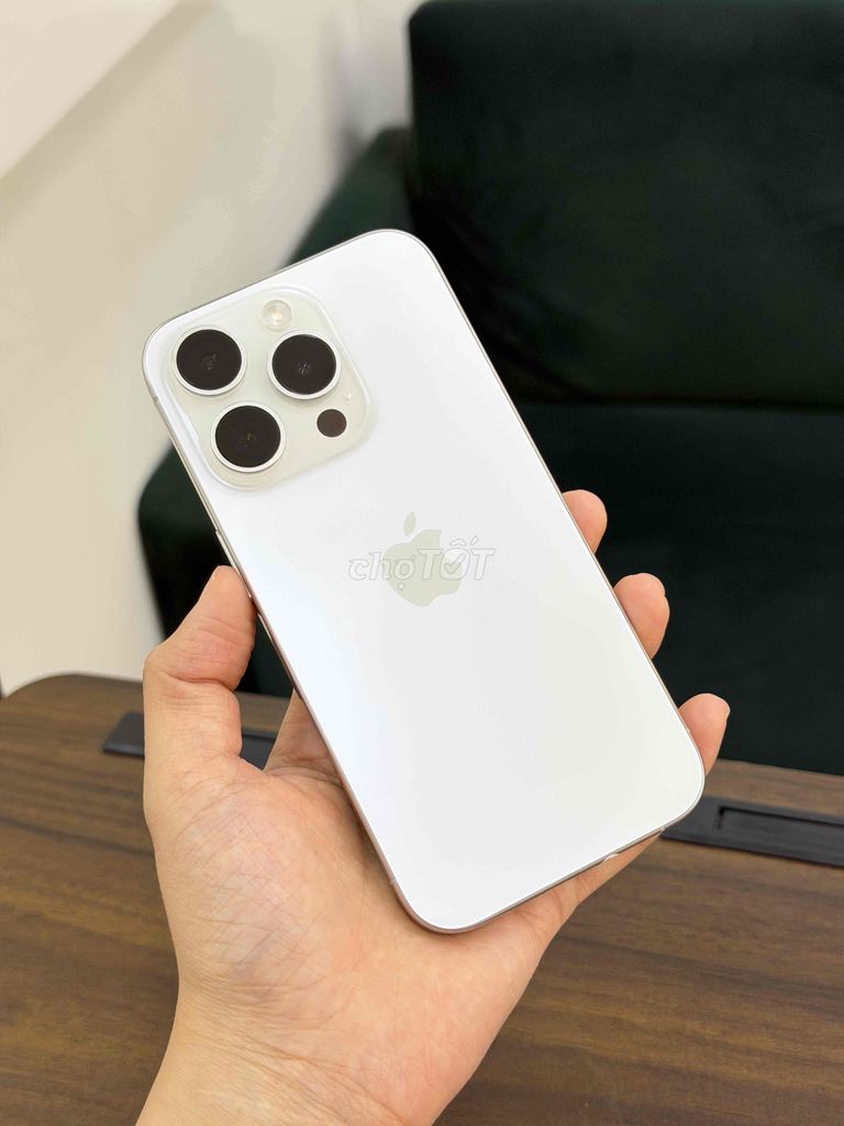 ✅IPHONE 15PRO TRẮNG 128G NGUYÊN BẢN 99% ,P89 👇. Mua bán Điện thoại tại Quận Hải An Hải Phòng được đăng bởi Phạm Huyền Hoàng Dũng Mobile  hình 1