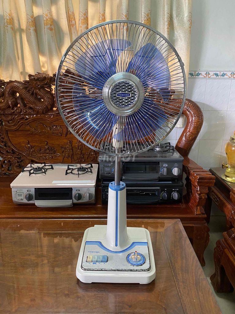 Quạt lửng Toshiba Nhật Bản Trắng, Xanh. Mua bán Quạt tại Thành phố Vĩnh Long Vĩnh Long được đăng bởi minhtu hình 1