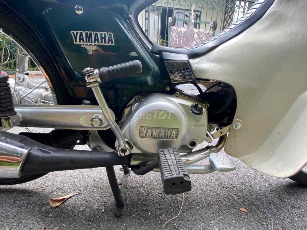 Xe số Yamaha 80cm3 Xanh Trắng Nhật Bản